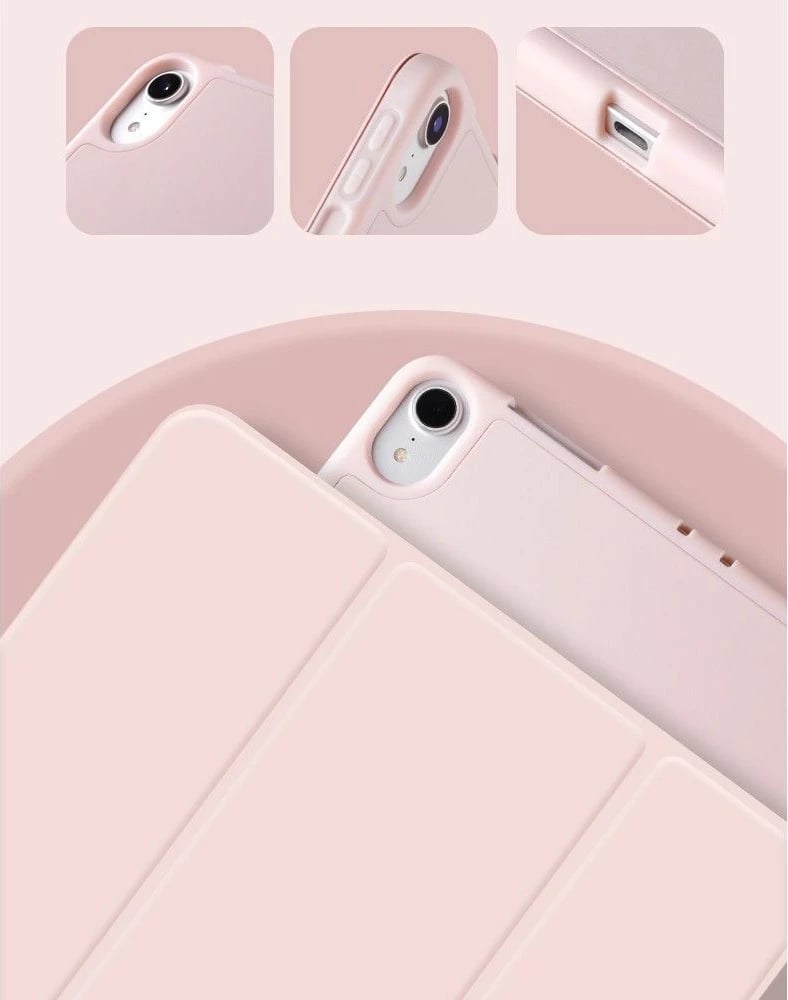 Mbështjellës Tech-Protect SC Pen për iPad 10.2" 2019-2021, Rozë e çelët