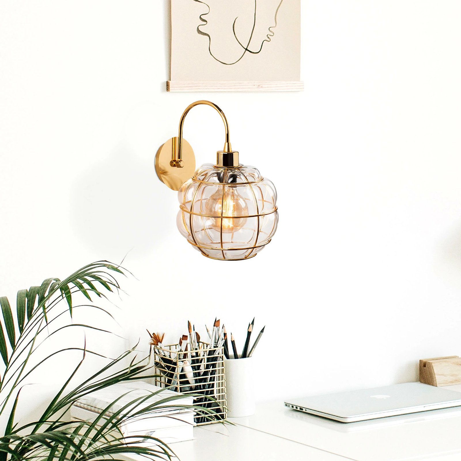 Llambë muri Opviq, Safderun - 402-A, ngjyrë ari