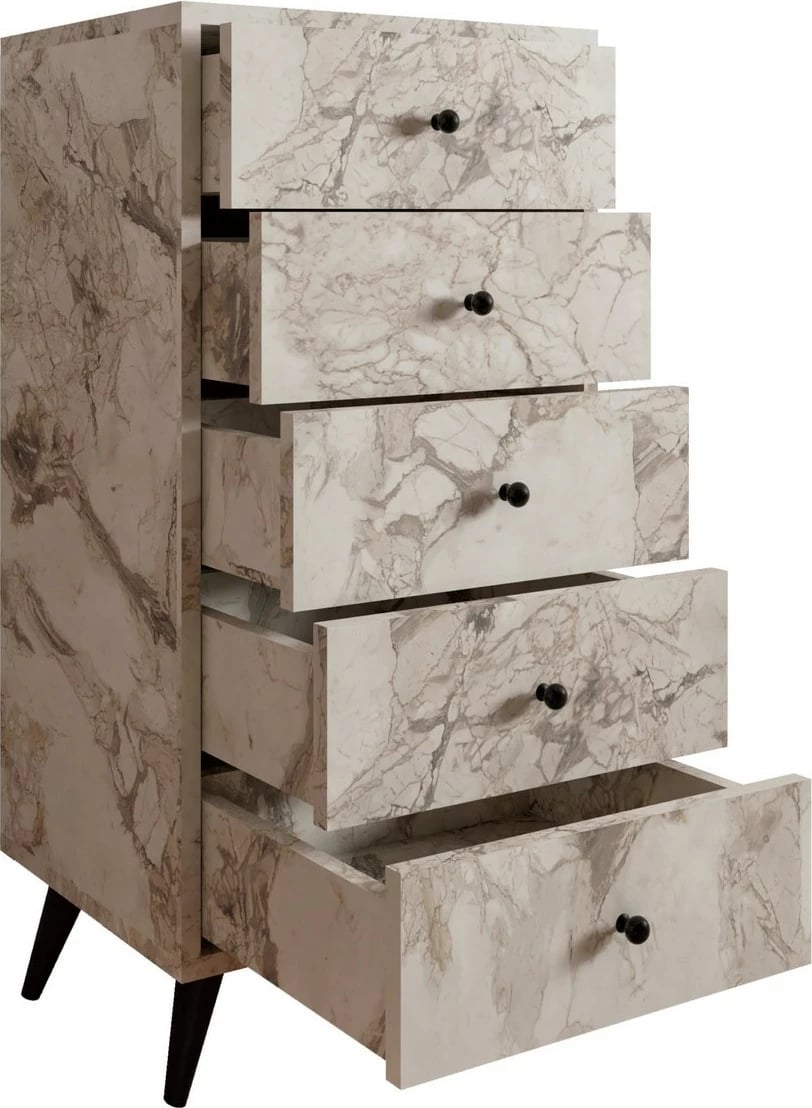 Komodë Hanah Home, Frenzu, ngjyrë mermeri Ephesus