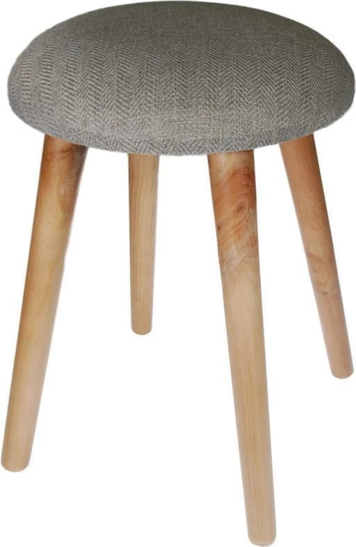 Stol NEXT Nextdeco me këmbë druri, Gri