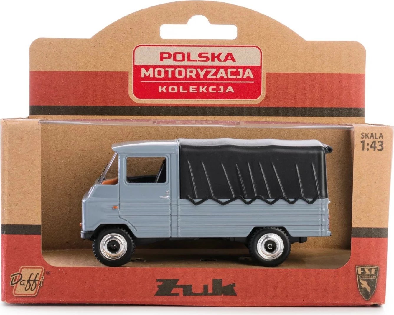 Makine lodër Daffi PRL Żuk, 1:43, Metal/Plastik, Gri