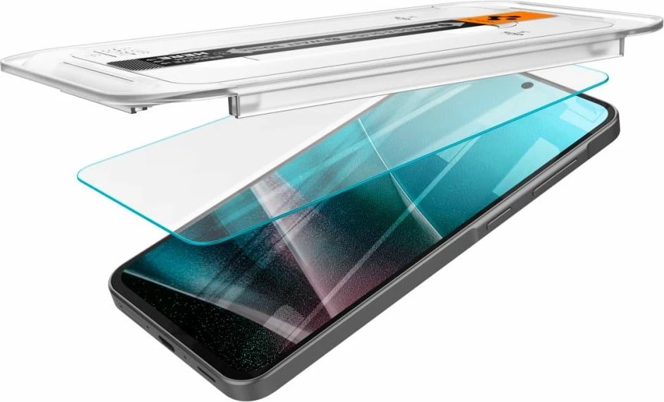 Xham i temperuar Spigen Glas.TR Ez Fit për Samsung Galaxy A36 5G, Transparent, 2 copë