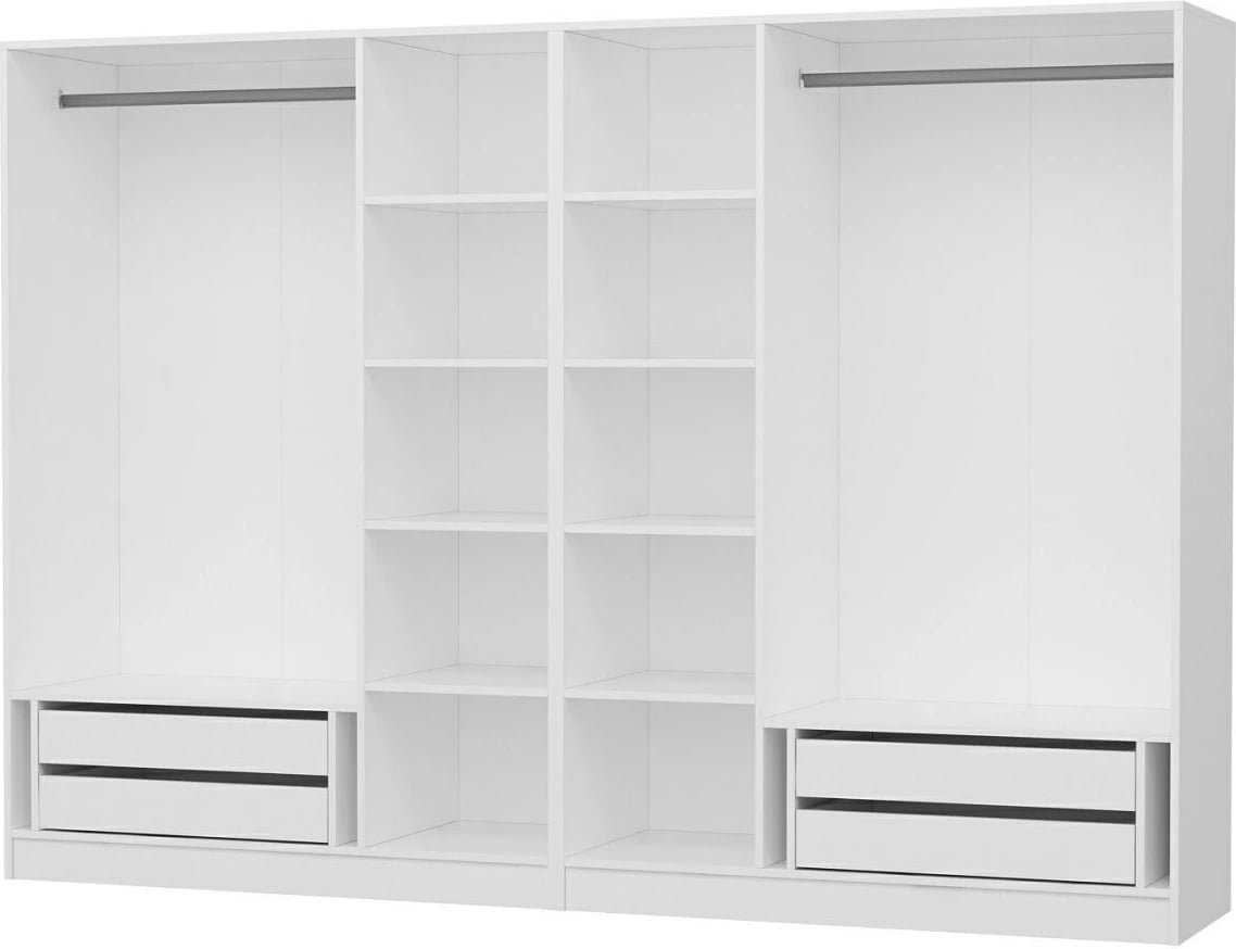 Dollap i bardhë për rroba, Skye Decor, Kale - 4775