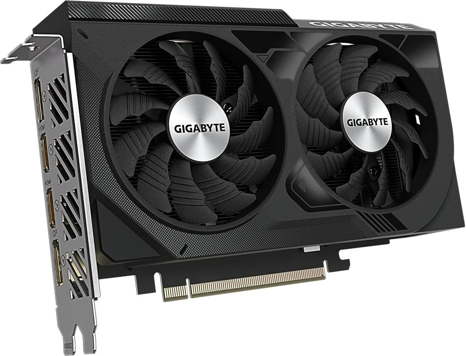 Kartë grafike Gigabyte, GeForce RTX 4060 WINDFORCE OC, 8 GB GDDR6, e zezë