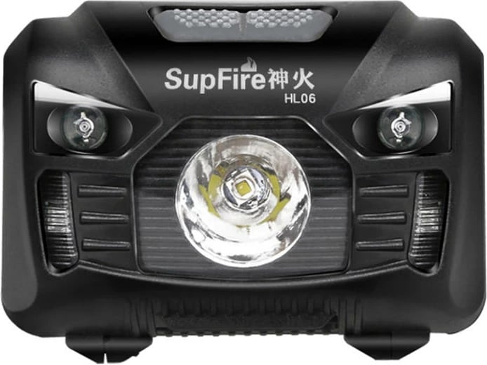 Dritë koke Superfire HL06, 500lm, USB, e zezë