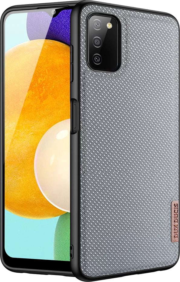 Mbështjellës Dux Ducis Fino për Samsung Galaxy A03s, najlon, Gri