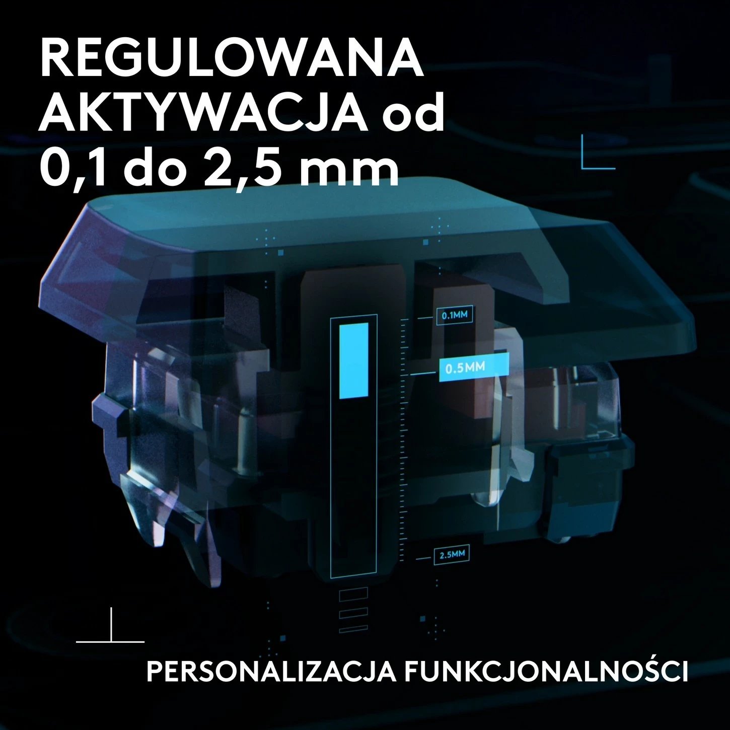 Tastierë gaming Logitech G515 TKL Rapid, RGB, USB, anglisht, e zezë