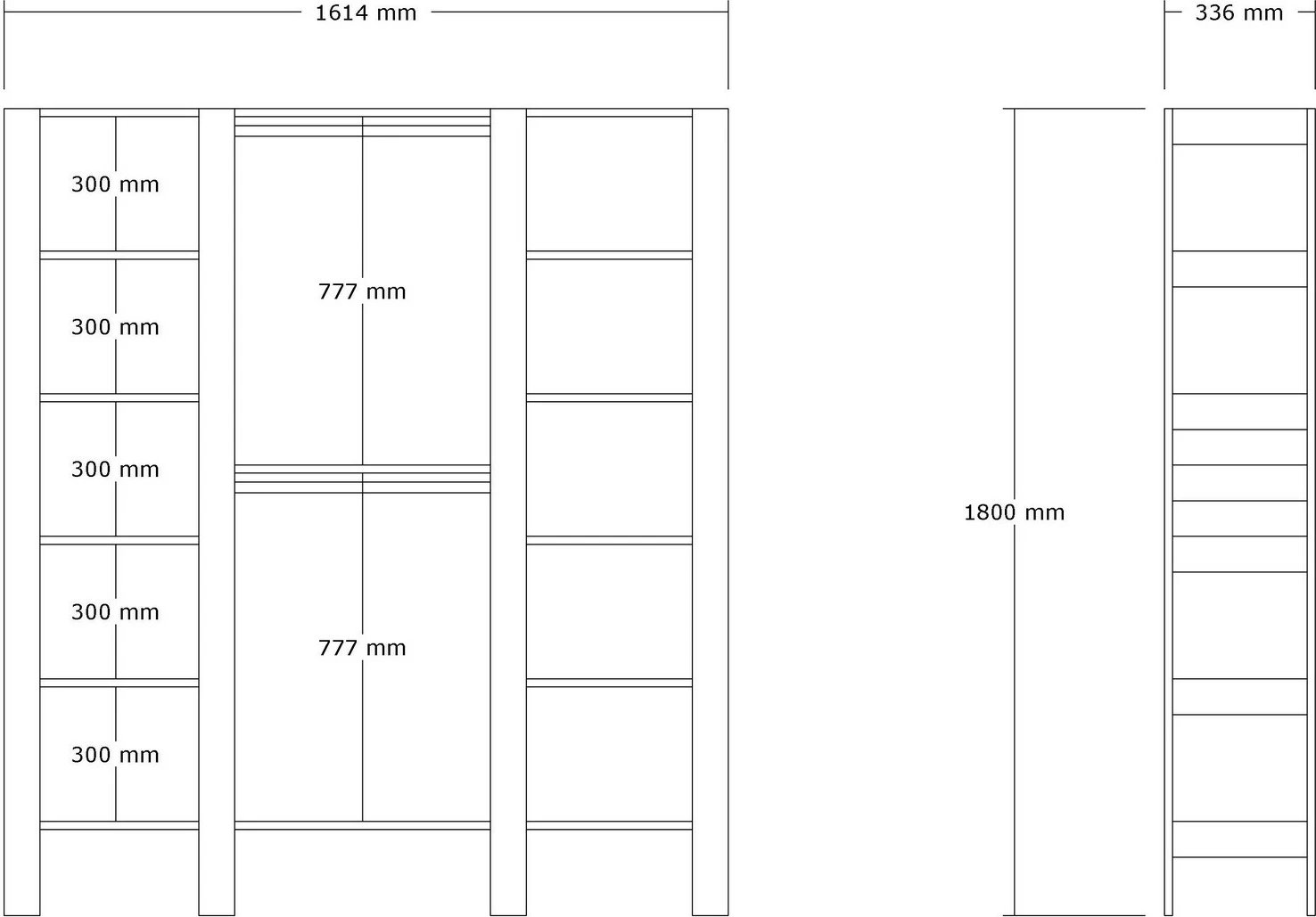 Dollap Hanah Home, City, ngjyrë arre