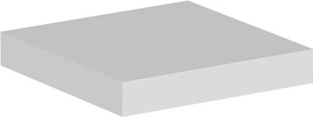 Raft muri Skye Decor, i bardhë, 23 cm