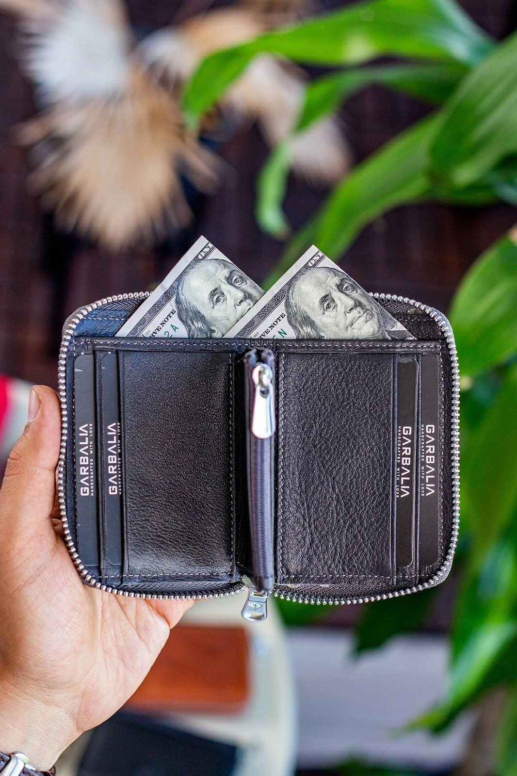 Portofol unisex Zoozie Bags Sydney, ngjyrë antracit