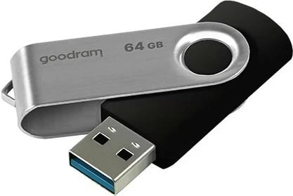 USB Goodram, UTS3, 64 GB, Type-A, 3.2 Gen 1, e zezë