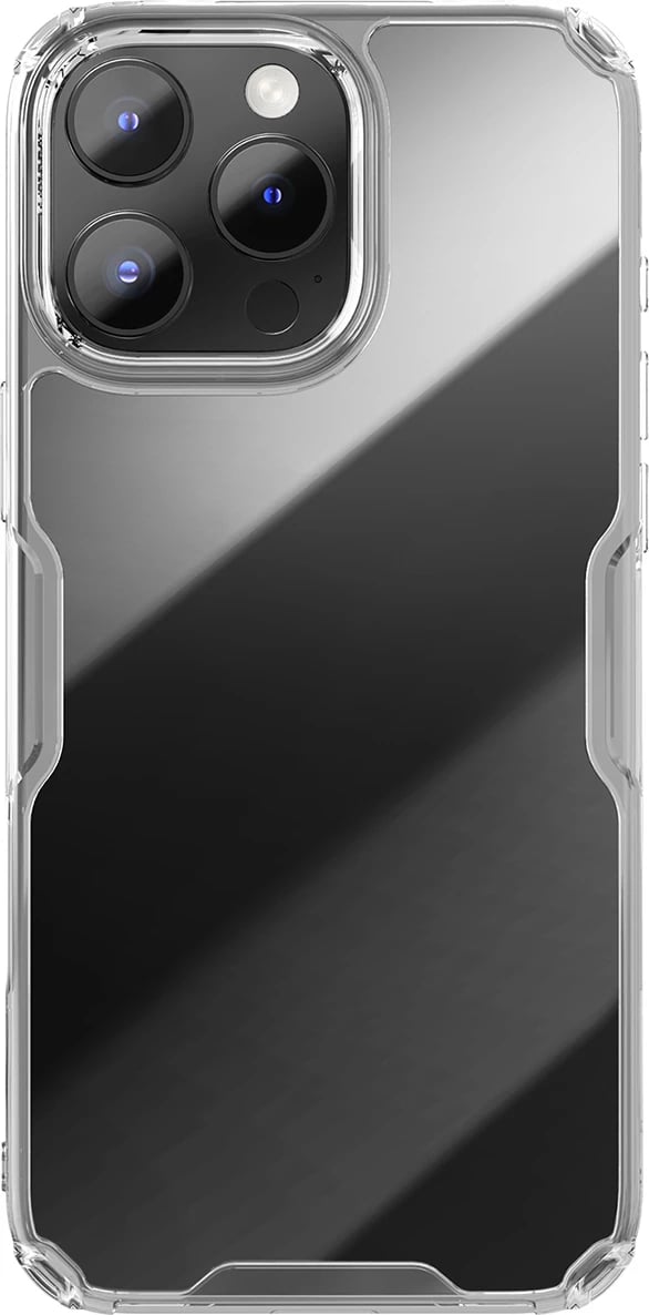 Mbështjellës Nillkin Nature Pro për iPhone 16 Pro, transparent dhe bardhë