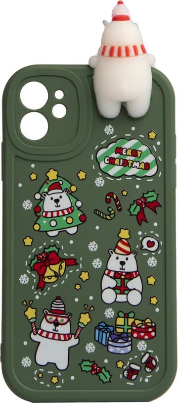 Fotroll për telefon IP11 TECH TIME Christmas Edition Green Toy