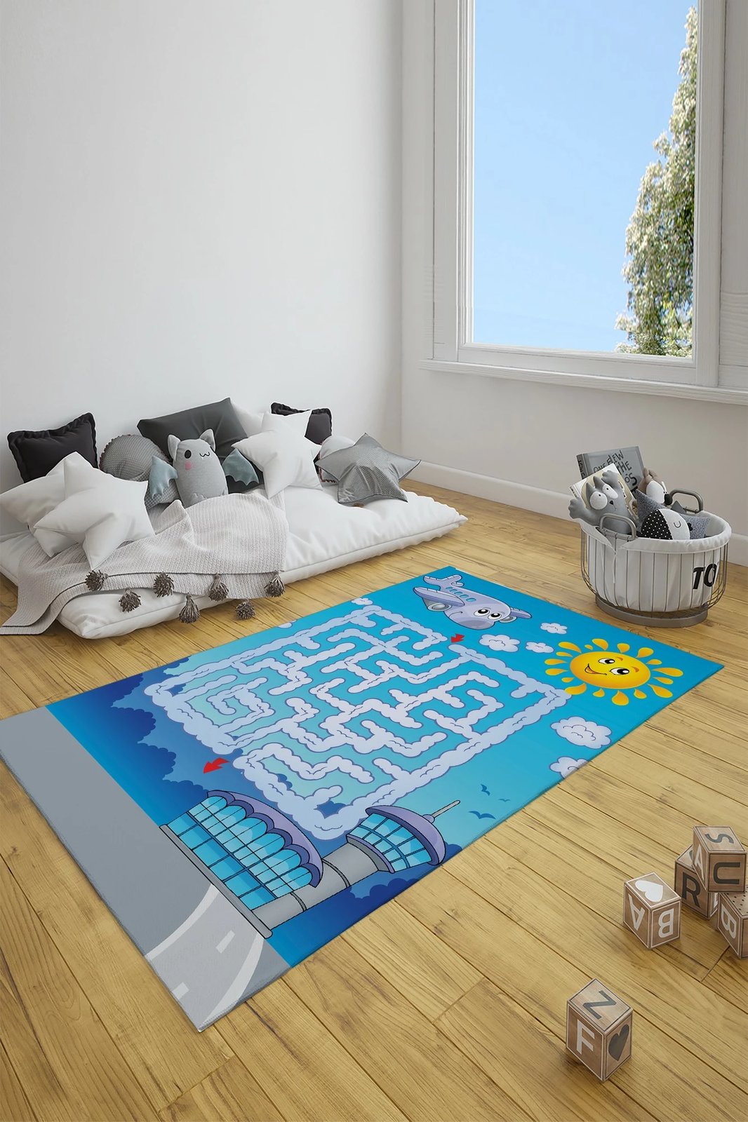 Qilim multingjyrësh për fëmijë, 80x200cm, Conceptum Hypnose, CT-3127