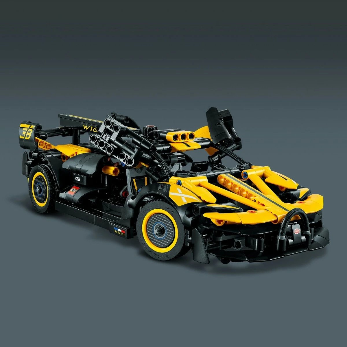 Set ndërtimi LEGO Technic Bugatti Bolide 42151, 905 pjesë, e verdhë/zezë