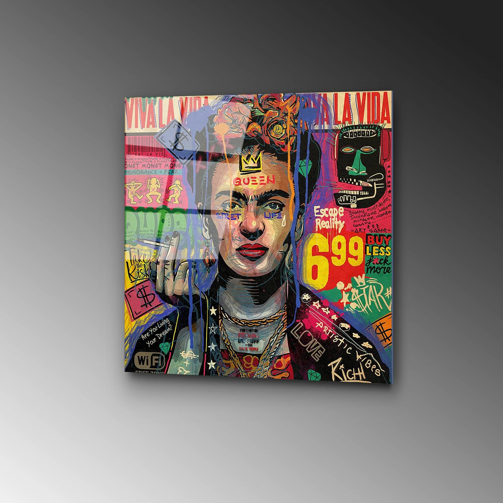 Tavolinë kafeje Skye Decor, shumëngjyrëshe, Shb-032-D