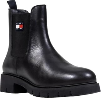 Çizme Tommy Hilfiger Jeans femra, të zeza