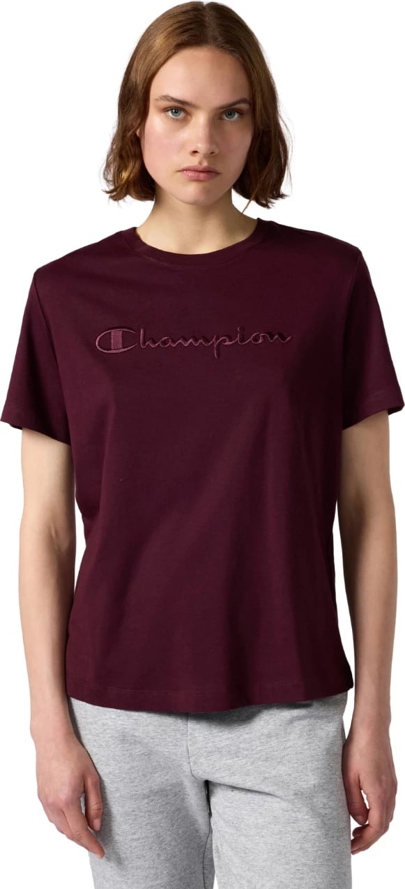 Maicë për femra Champion, e kuqe e errët