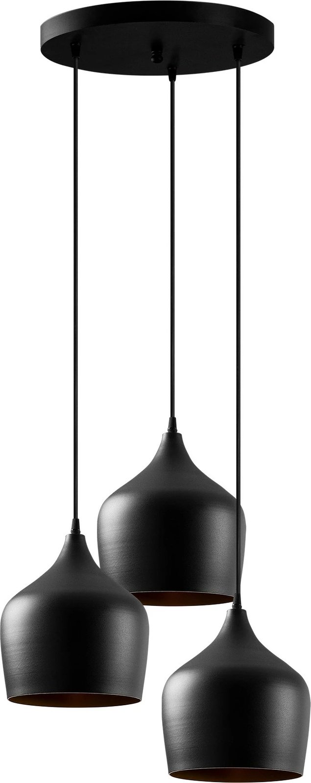 Llambë tavani Opviq, Dodo - 6276, ngjyrë e zezë, lartësi e rregullueshme