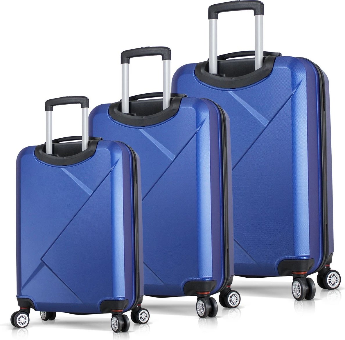 Set valixhesh (3 copë), ngjyrë kaltër, Zoozie Bags, 6752