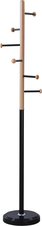 Varëse palltosh Serea, metalike, ngjyrë e zezë-natyrale, D30x175cm