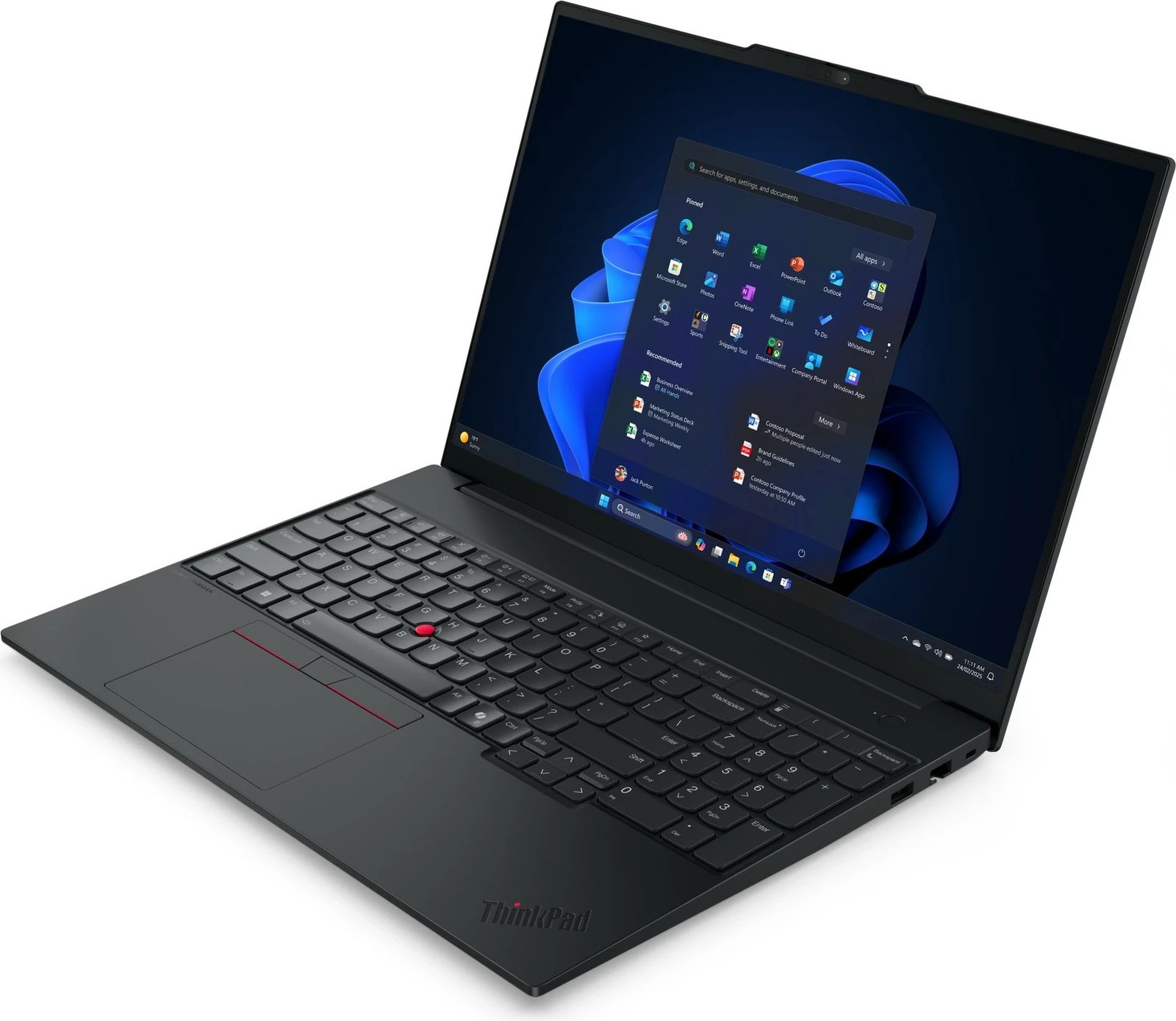 Kompjuter Lenovo ThinkPad E16 G3 Ultra7 255H, 32GB RAM, 1TB SSD, 16 inç, Black
