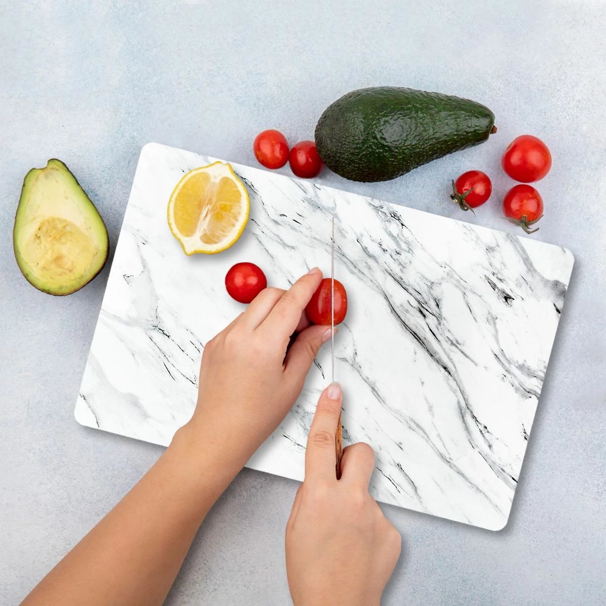 Dërrasë prerëse Hermia, xham i temperuar, shumëngjyrëshe, Ckt149 - 3040, 30x40cm