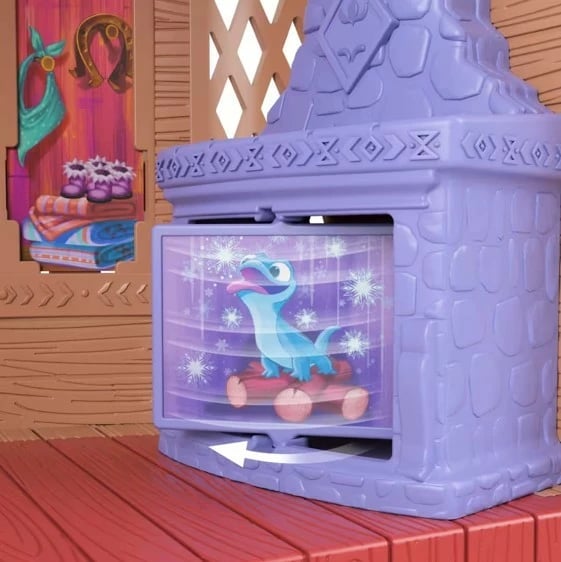 Set lodrash shtëpi dimërore Mattel Frozen JFG28 me kukull Elsa, 3 kafshë, shumëngjyrëshe