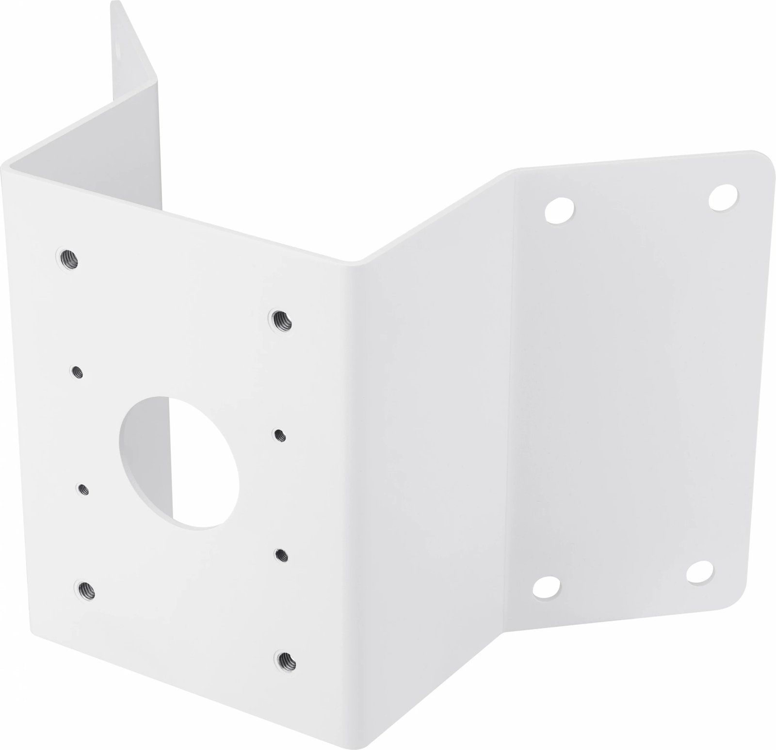 Mbajtës qoshe Hanwha SBP-300KMW1, për XNV-6120R, Alumini, 280 mm, Bardhë