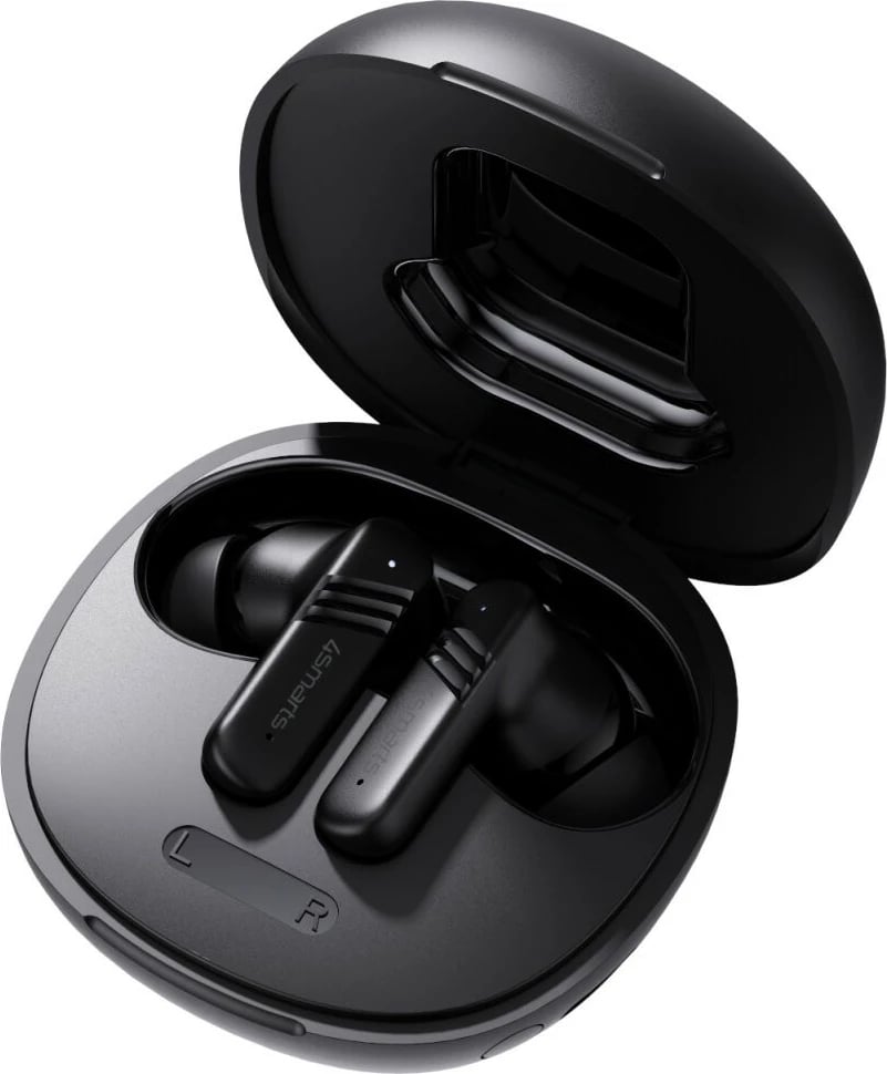 Kufje TWS 4smarts SkyBuds Screen Pro ANC, Bluetooth 5.4, ekran, të zeza