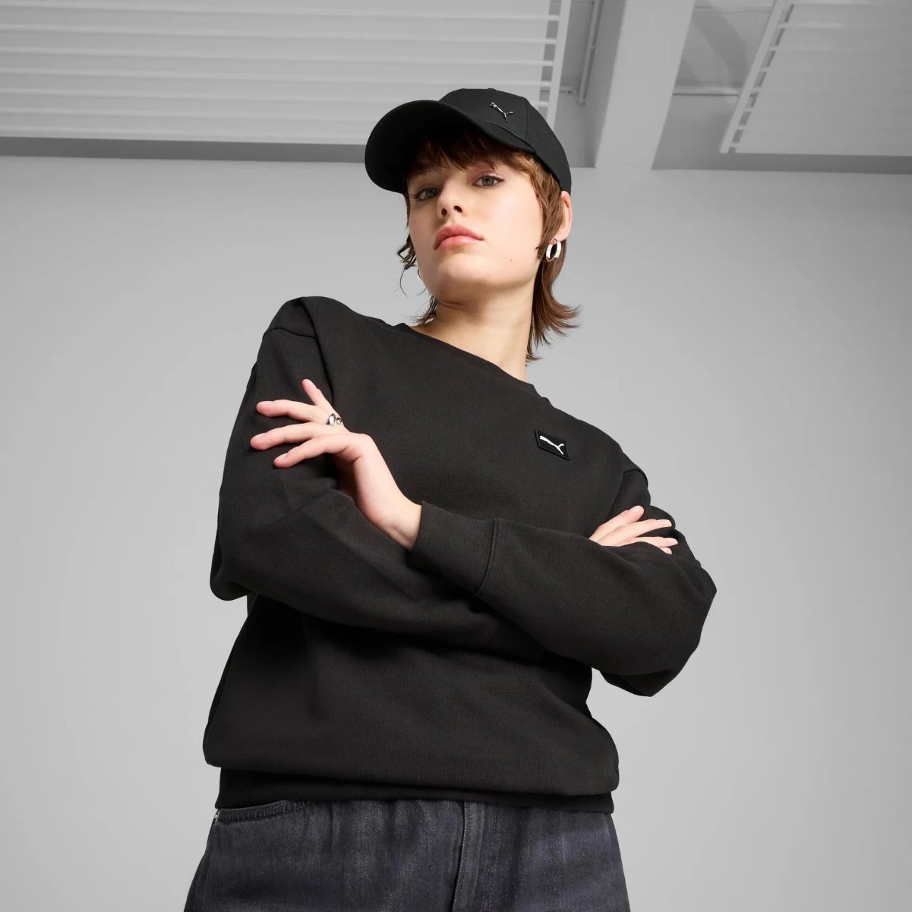 Kapelë bejsbolli Puma unisex, e zezë