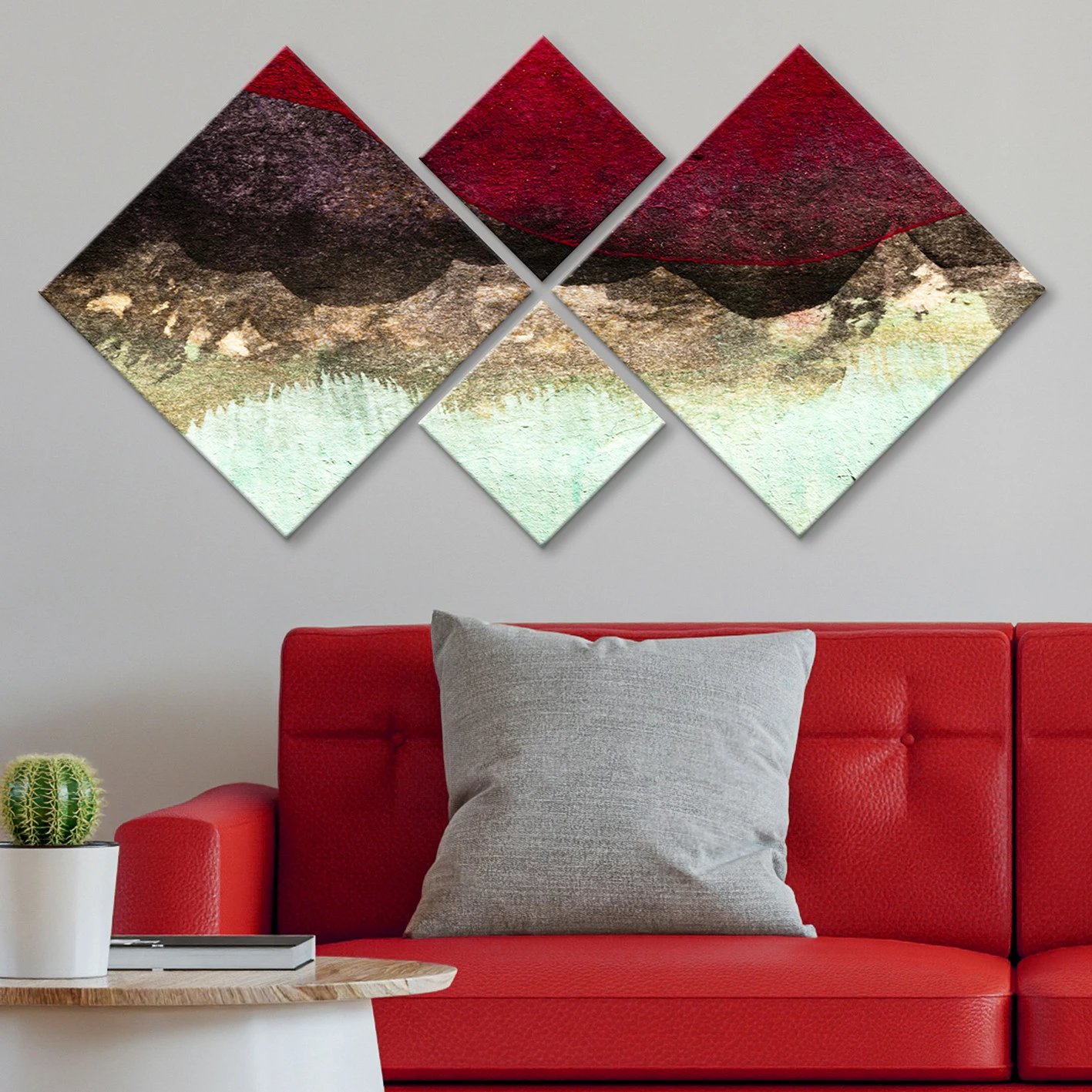 Pikturë dekorative MDF (4 copë), Wallity, 4MDF589822163