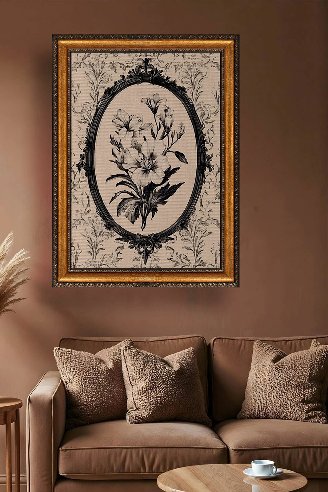 Pikturë dekorative në kanavacë me kornizë, Wallity, ATCRCVCNVSMDL3 - 70100