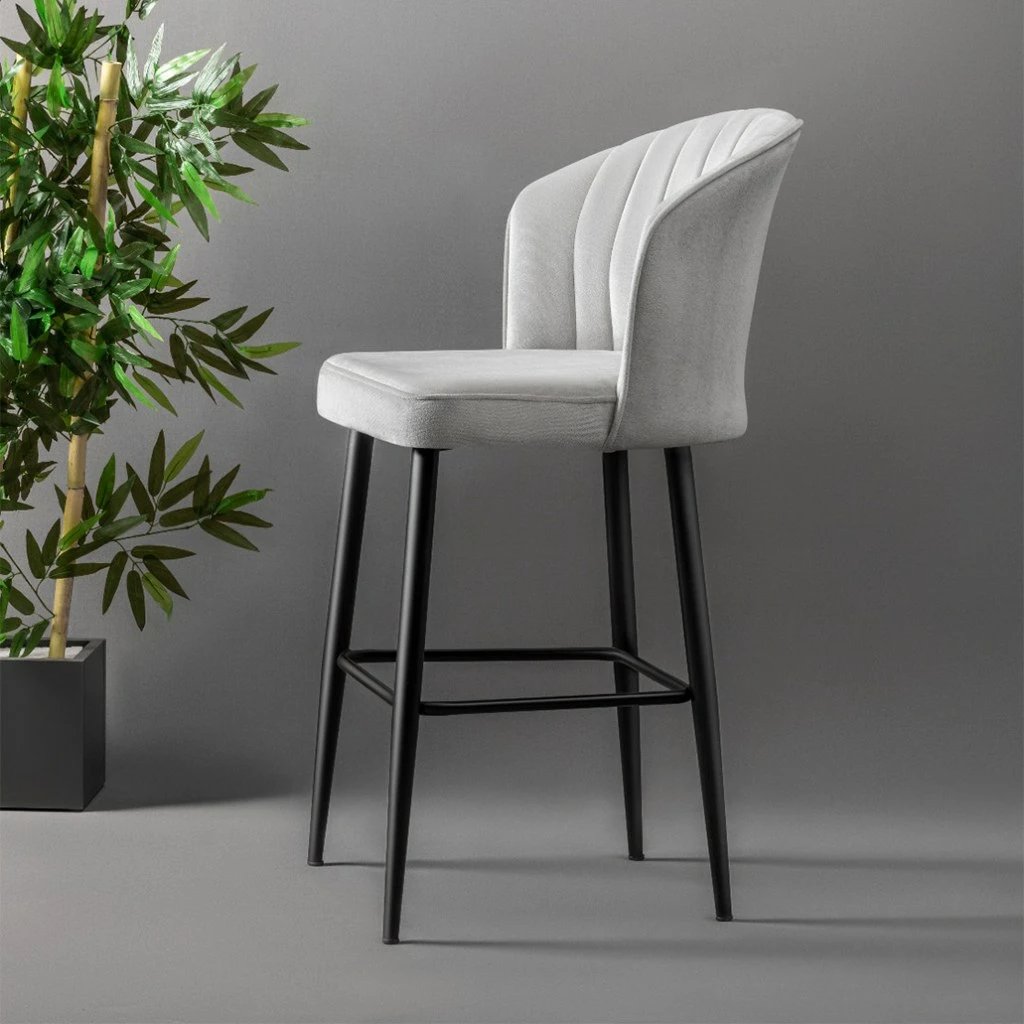 Karrige për bar, set 2 copë, Hanah Home Rubi, krem