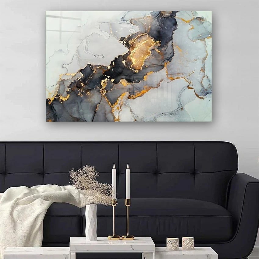 Pikturë dekorative prej xhami të temperuar, shumëngjyrëshe, CAM1471082564, 50x70cm