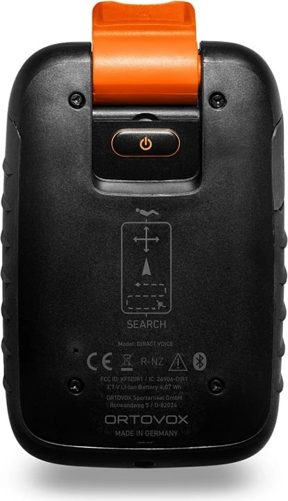 Detektor orteku ORTOVOX Diract Voice, blu