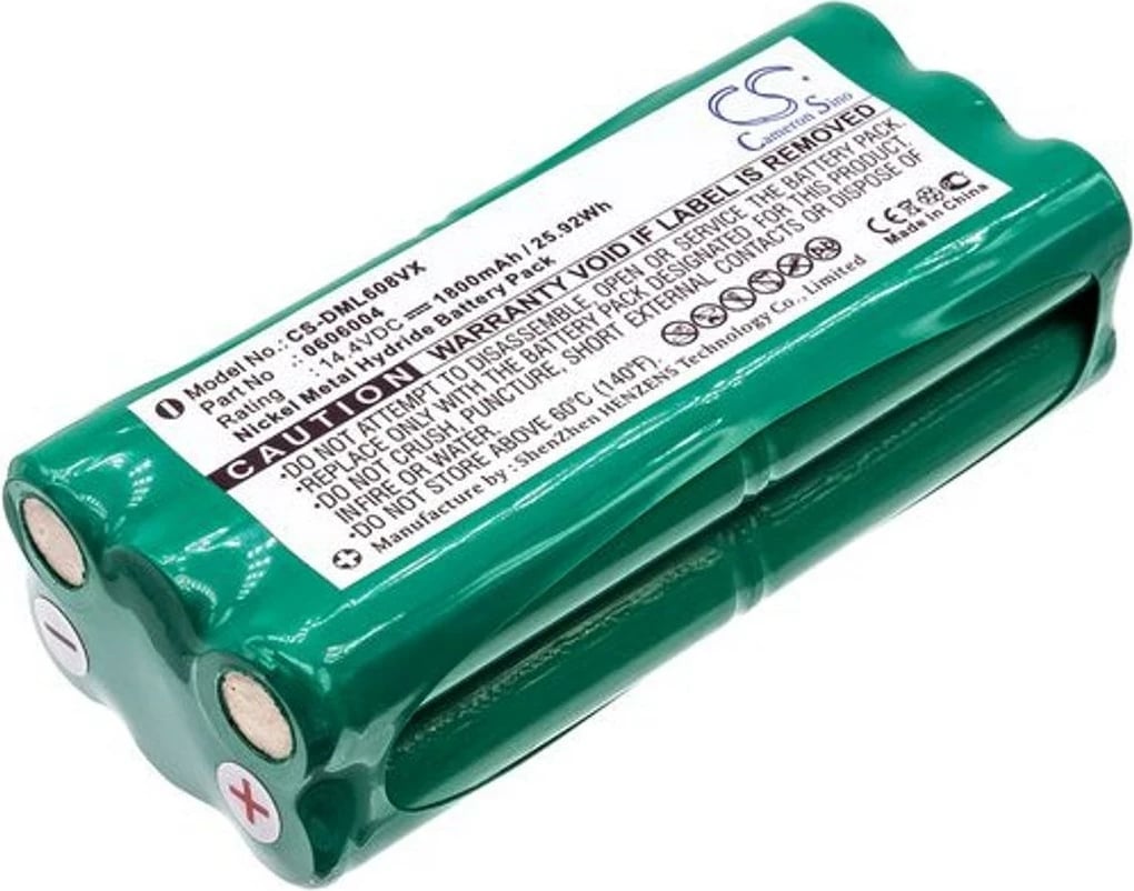 Bateri për Dirt Devil 0606004, 14.4V, 1800mAh, NiMh, jeshile