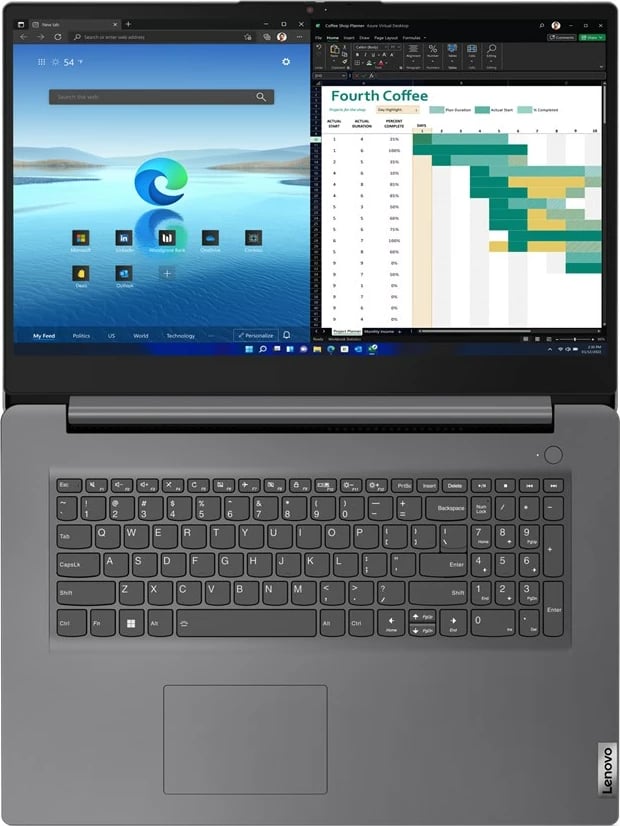 Laptop Lenovo V17 G4 IRU, 17.3", Intel Core i7-13620H, 16 GB RAM, 512 GB SSD, Windows 11 Pro, Gri