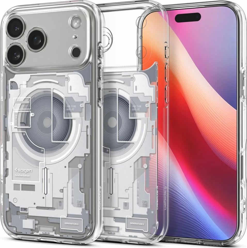 Mbështjellës Spigen Ultra Hybrid MagSafe për iPhone 17 Pro, Bardhë