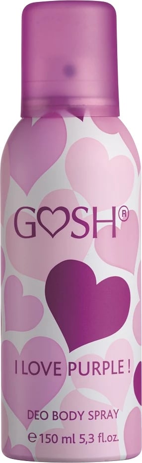 Deodorant spray për femra Gosh I Love Purple! 150ml