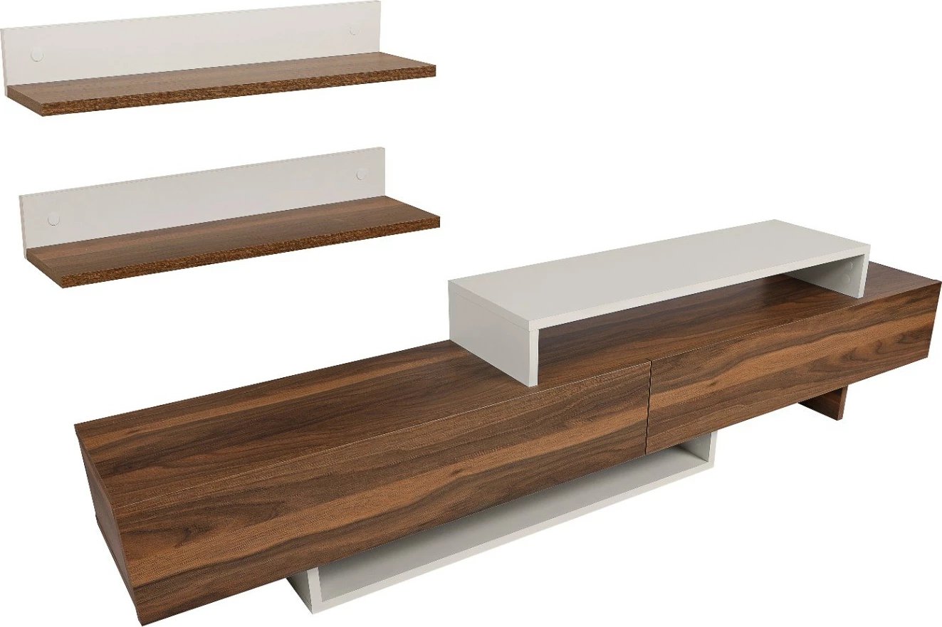 Njësi TV Hanah Home, Nirvana, e bardhë dhe teak