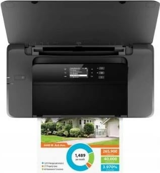 Printer portabël HP OfficeJet 200 CZ993A, Inkjet, me WiFi, i zi