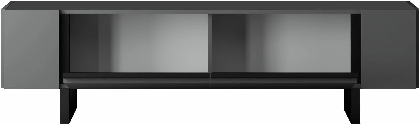 Komodë TV Hanah Home, Yildiz, antracit, e zezë