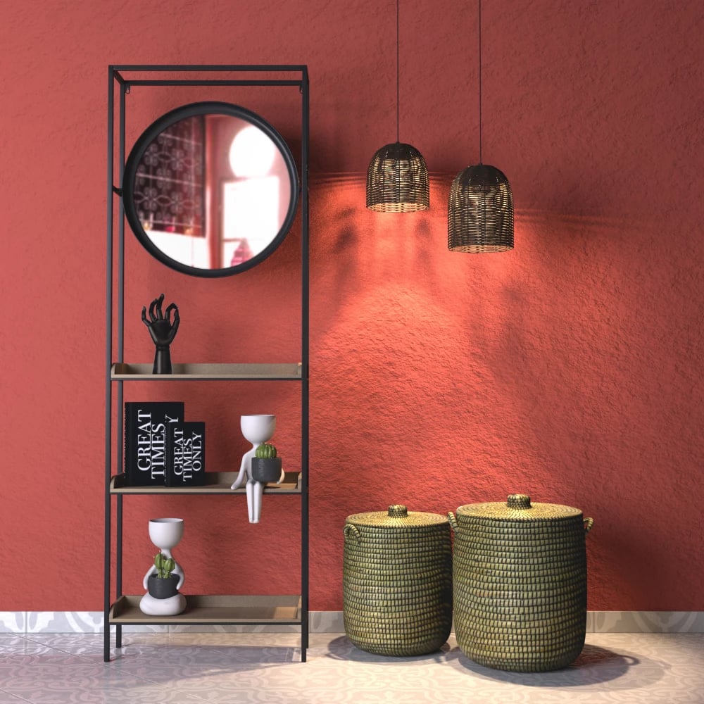 Llambë tavani TRECCE, metal, ngjyrë mint, 20x20x20cm