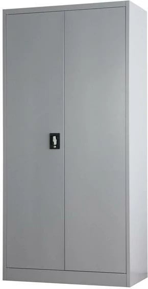 Dollap metalik Nextdeco me dy dyer, me kyç, Gri