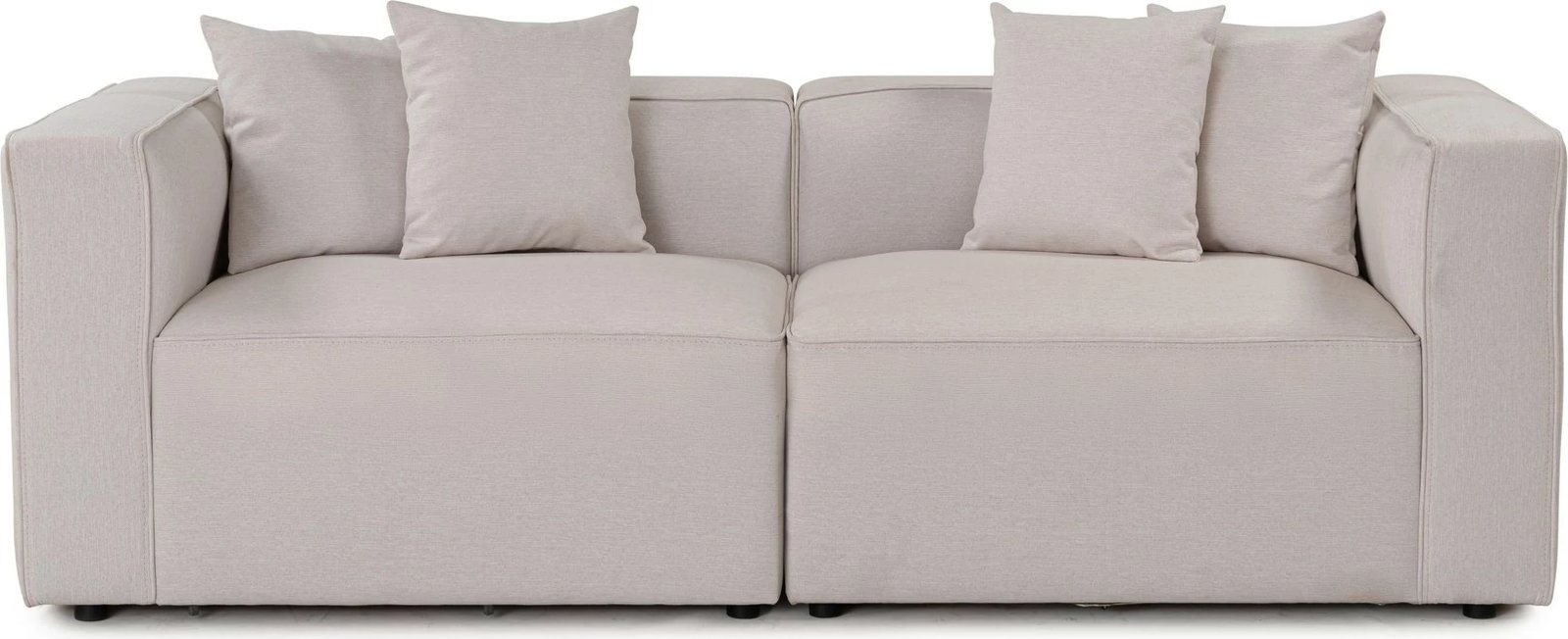 Divan dy vendësh Mora XL, ngjyrë ecru