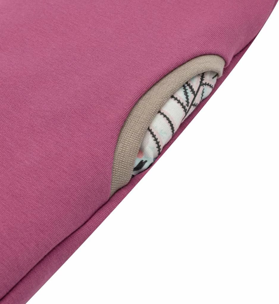 Kombinezon me kapuç, NEW BABY Spring, madhësi 56 (0-3m), pranverë/vjeshtë, zinxhir i plotë, i mbushur antialergjik, për vajza, rozë-vjollcë