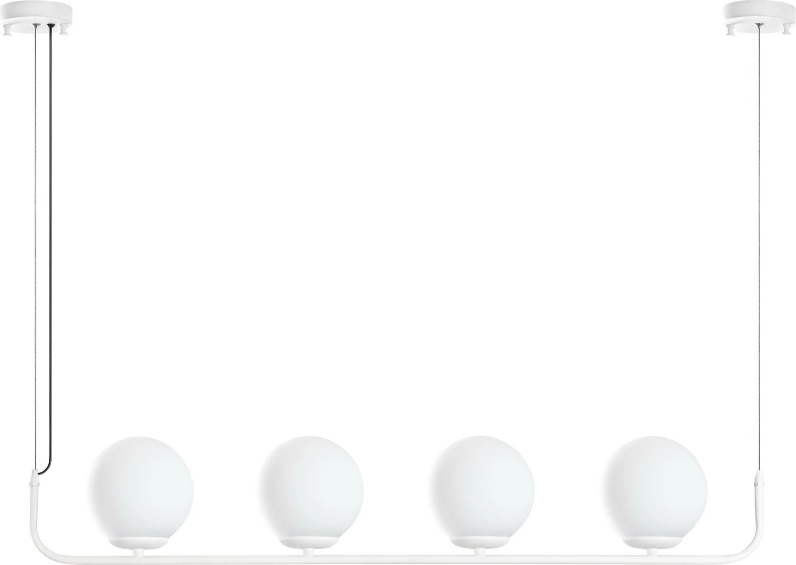 Llambë tavani Opviq Faruk, e bardhë, 4 copa, 13722