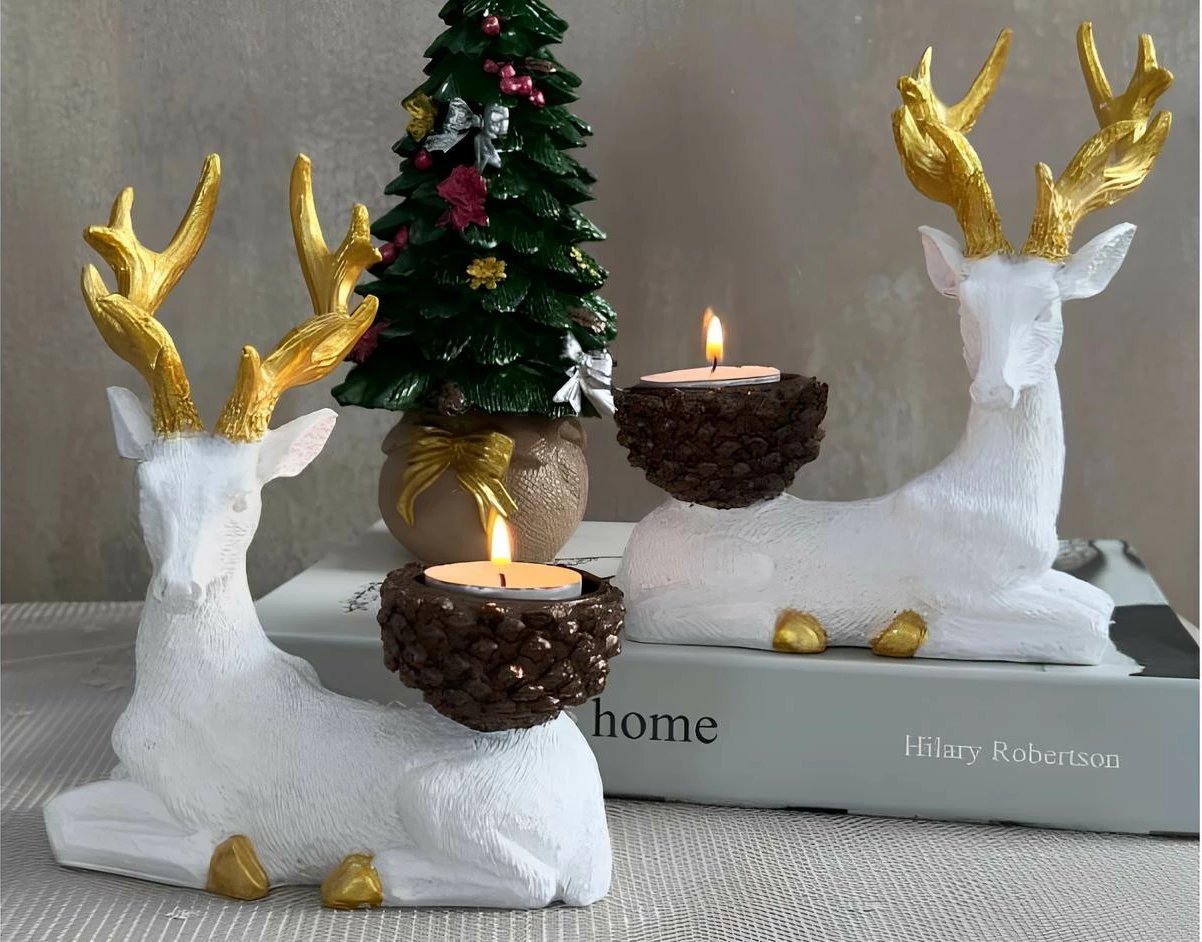 Set mbajtës qirinjsh, dy pjesë, Evila Originals, CY0694