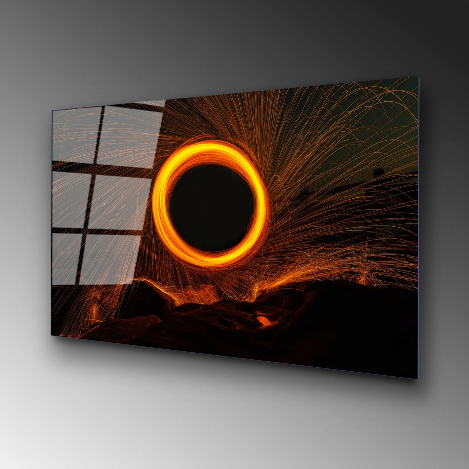 Pikturë dekorative prej xhami të temperuar Wallity, UV-089, 70x100cm